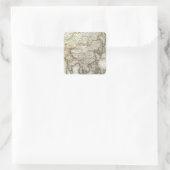 Azië 45 vierkante sticker (Tas)