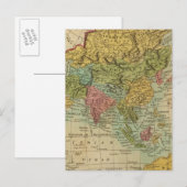 Azië 4 briefkaart (Voorkant / Achterkant)