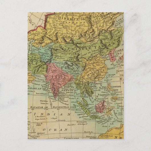 Azië 4 briefkaart (Voorkant)