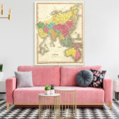 Azië 4 canvas afdruk (Insitu (Woonkamer))