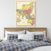 Azië 4 canvas afdruk (Insitu (Slaapkamer))