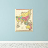 Azië 4 canvas afdruk (Insitu (Houten vloer))