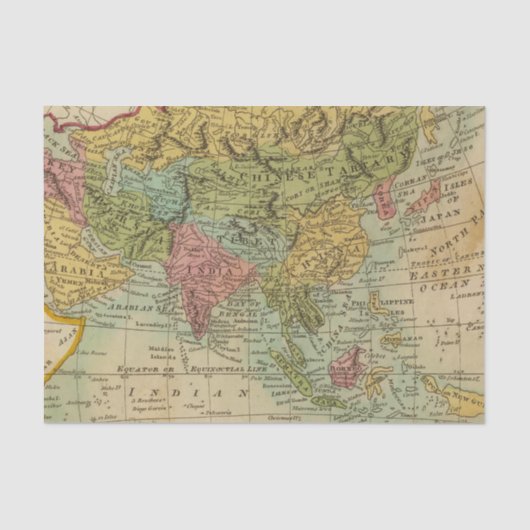 Azië 4 tissuepapier (Voorkant)