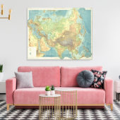 Azië 5 canvas afdruk (Insitu (Woonkamer))