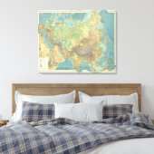 Azië 5 canvas afdruk (Insitu (Slaapkamer))