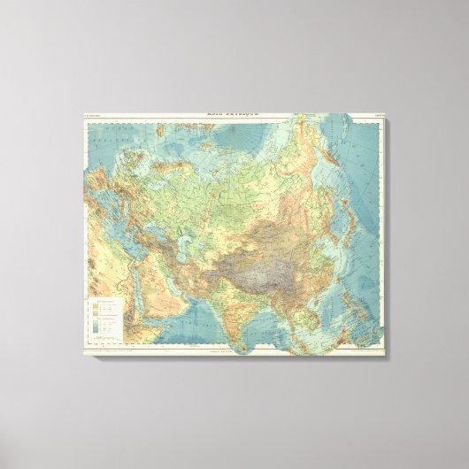 Azië 5 canvas afdruk (Voorkant)