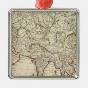 Azië 5 metalen ornament