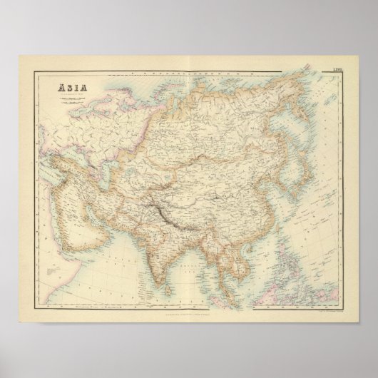 Azië 5 poster (Voorkant)