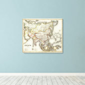 Azië 7 canvas afdruk (Insitu (Houten vloer))