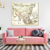 Azië 7 canvas afdruk (Insitu (Woonkamer))