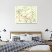 Azië 7 canvas afdruk (Insitu (Slaapkamer))