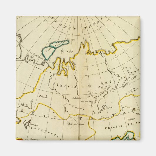 Azië 7 magneet (Voorkant)