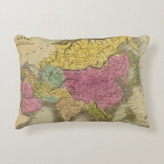 Azië 8 accent kussen (Voorkant)