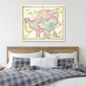 Azië 8 canvas afdruk (Insitu (Slaapkamer))