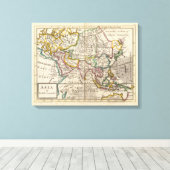 Azië 9 canvas afdruk (Insitu (Houten vloer))