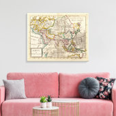 Azië 9 canvas afdruk (Insitu (Woonkamer))