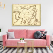 Azië 9 canvas afdruk (Insitu (Woonkamer))