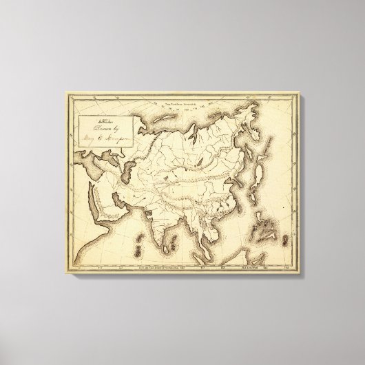 Azië 9 canvas afdruk (Voorkant)