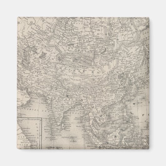 Azië 9 magneet (Voorkant)