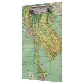 Azië - Antiek kaart Klembord (Links)