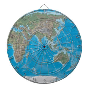Azië, Australië en het Dartboard van de Wereldka Dartbord