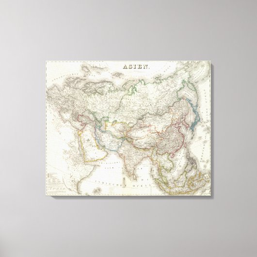 Azië - Azië Canvas Afdruk (Voorkant)