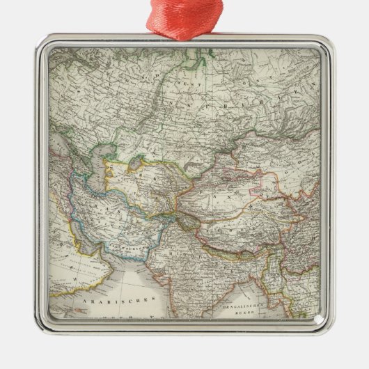 Azië - Azië Metalen Ornament (Voorkant)
