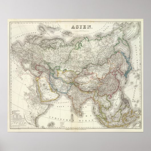 Azië - Azië Poster (Voorkant)