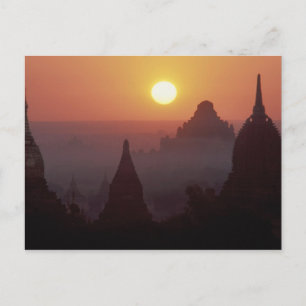 Azië, Birma, (Myanmar), Pagan (Bagan) De tempel Briefkaart