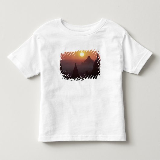 Azië, Birma, (Myanmar), Pagan (Bagan) De tempel Kinder Shirts (Voorkant)