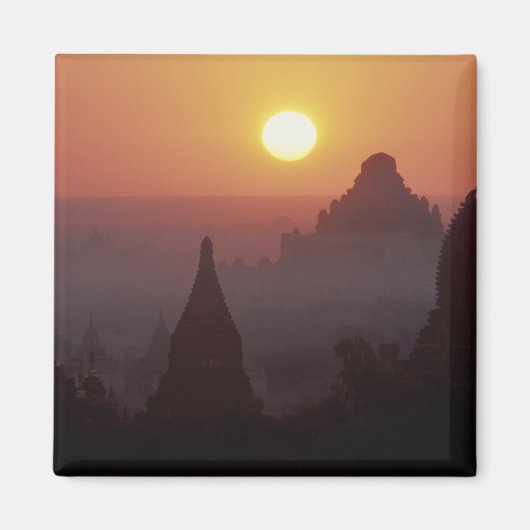 Azië, Birma, (Myanmar), Pagan (Bagan) De tempel Magneet (Voorkant)