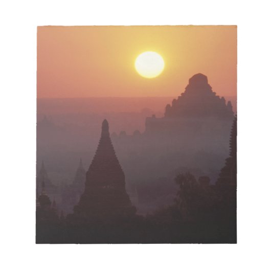 Azië, Birma, (Myanmar), Pagan (Bagan) De tempel Notitieblok (Voorkant)