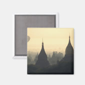 Azië, Birma, (Myanmar), Pagan (Bagan) Heete Lucht Magneet (Voorkant / Achterkant)