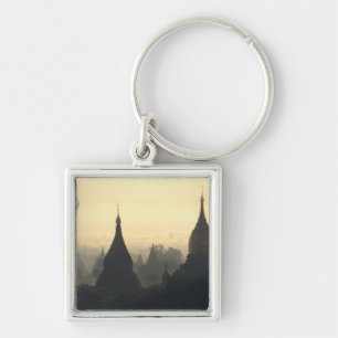 Azië, Birma, (Myanmar), Pagan (Bagan) Heete Lucht Sleutelhanger