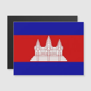 Azië - Cambodja - Cambodjaanse vlag -
