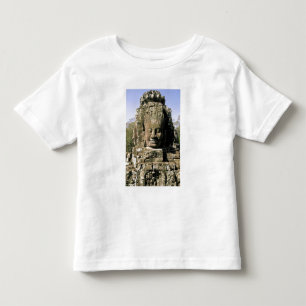 Azië, Cambodja, Siem Reap. Angkor Thom, hoofden Kinder Shirts