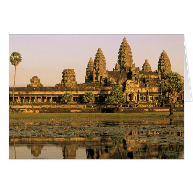 Azië, Cambodja, Siem Reap. Angkor Wat. (Voorkant Horizontaal)
