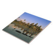 Azië, Cambodja, Siem Reap. Angkor Wat. 2 Tegeltje (Zijkant)