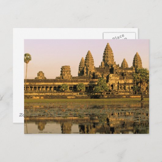 Azië, Cambodja, Siem Reap. Angkor Wat. Briefkaart (Voorkant / Achterkant)
