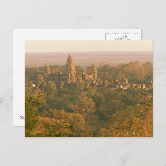 Azië, Cambodja, Siem Reap. Angkor Wat. Briefkaart (Voorkant / Achterkant)