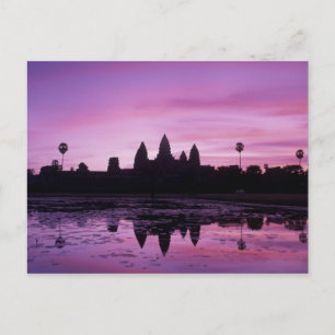Azië, Cambodja, Siem Reap, Angkor Wat (gebouwd in  Briefkaart