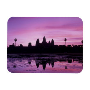 Azië, Cambodja, Siem Reap, Angkor Wat (gebouwd in  Magneet
