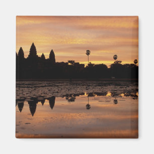 Azië, Cambodja, Siem Reap, Angkor Wat (gebouwd in  Magneet