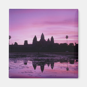 Azië, Cambodja, Siem Reap, Angkor Wat (gebouwd in  Magneet