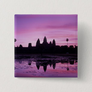 Azië, Cambodja, Siem Reap, Angkor Wat (gebouwd in Vierkante Button 5,1 Cm