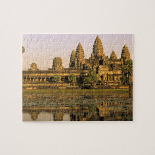 Azië, Cambodja, Siem Reap. Angkor Wat. Legpuzzel