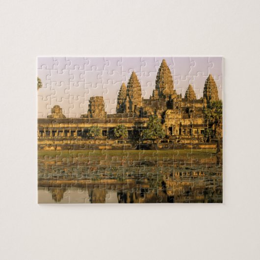 Azië, Cambodja, Siem Reap. Angkor Wat. Legpuzzel (Horizontaal)