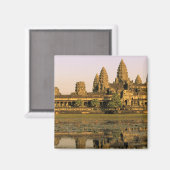 Azië, Cambodja, Siem Reap. Angkor Wat. Magneet (Voorkant / Achterkant)