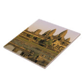 Azië, Cambodja, Siem Reap. Angkor Wat. Tegeltje (Zijkant)