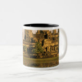 Azië, Cambodja, Siem Reap. Angkor Wat. Tweekleurige Koffiemok (Voorkant rechts)